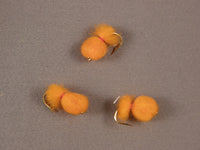 Unreal Egg, Burnt Orange fly fishing fly grouped