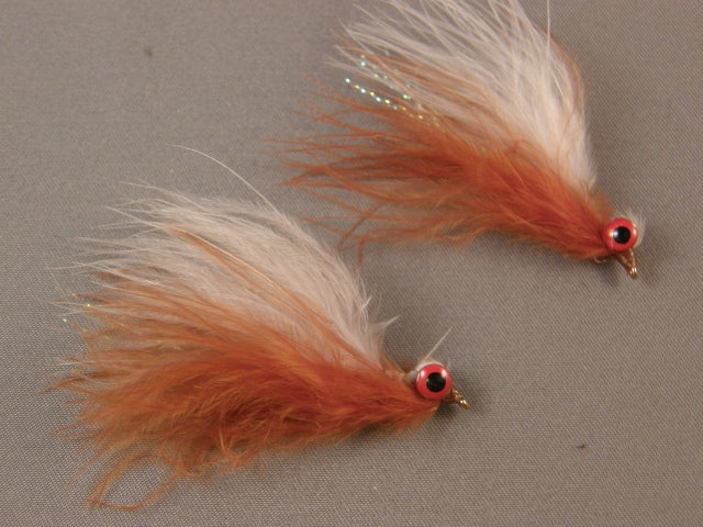 Clouser Marabou, Brown/Gray grouped