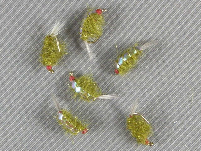 Original Bighorn Scud, Olive grouped