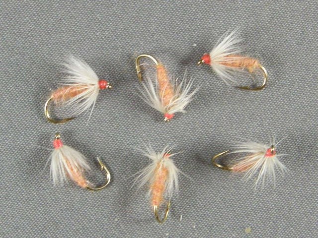 Sow Bug, Soft Hackle, Pink grouped