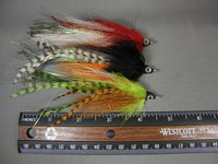 Bullethead Baitfish, Red and White grouped