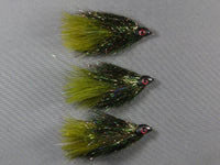 Fish-Skull Sparkle Minnow, Olive grouped