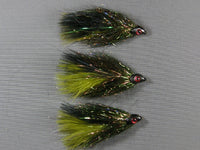 Fish-Skull Sparkle Minnow, Olive/Black grouped