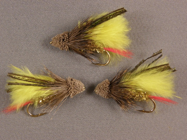 Marabou Muddler, Yellow grouped