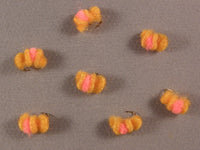 Blood Dot, Burnt Orange/Flame grouped