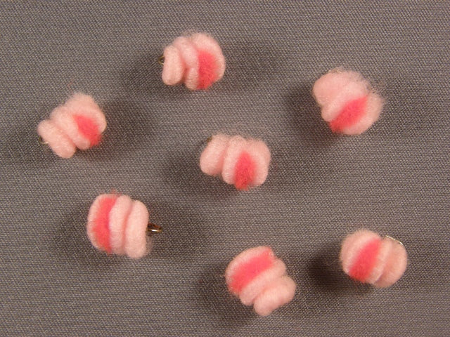 Blood Dot, Peachy King/Flame grouped