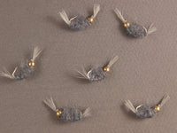 Beadhead Flashback Scud, Gray grouped