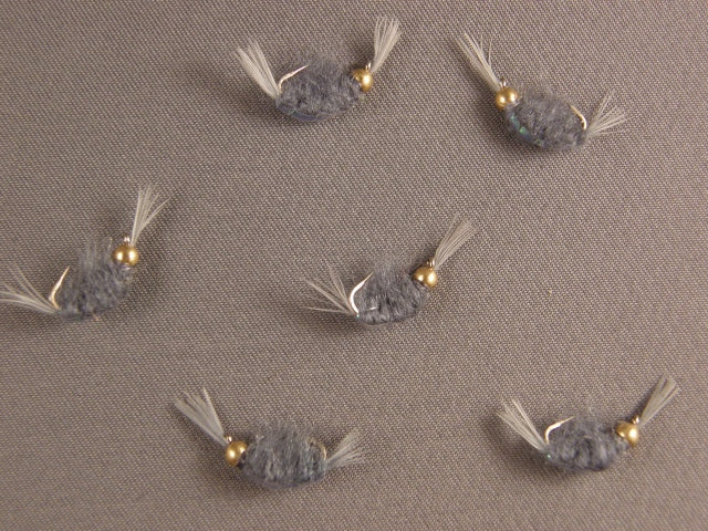 Beadhead Flashback Scud, Gray grouped