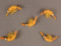 Beadhead Flashback Scud, Orange grouped