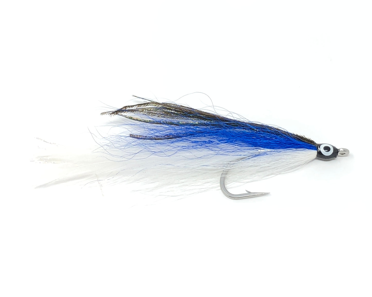 Deceiver Blue and White, Fly Fishing Flies, Saltwater. Discount flies at theflystop.com. High Resolution.