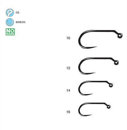 Gamakatsu Barbless Jig Hook J20B