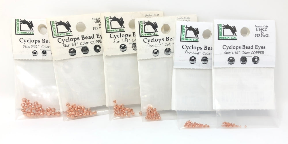 Cyclops Brass Beads-1/8" (3.3mm)-Copper
