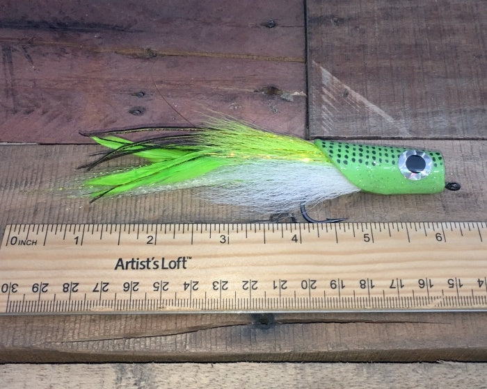 Mac's Monster, Chartreuse and White length