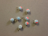 Micro Egg, Light Blue/Flame grouped 2
