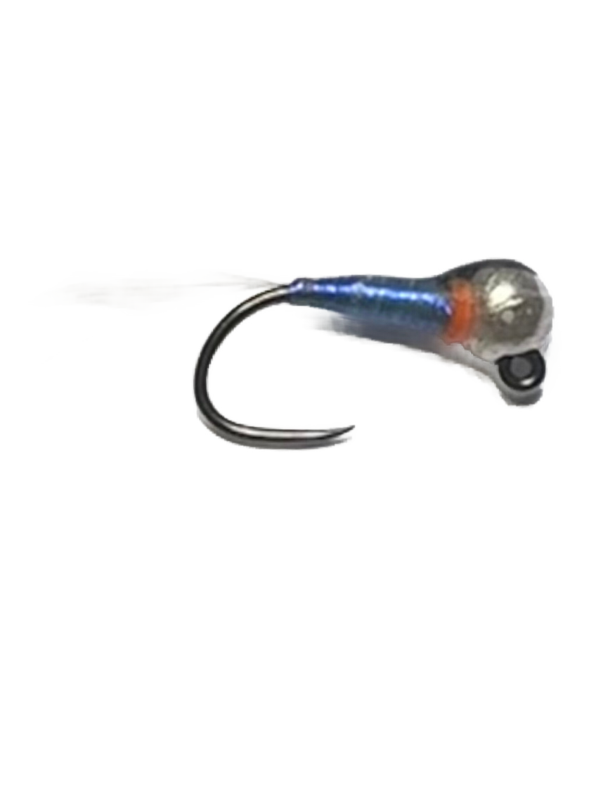 Beadhead Perdigon UV Brite jig, Blue