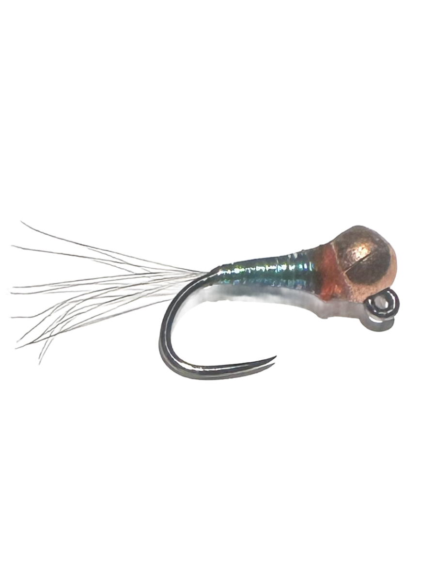 Beadhead Perdigon UV Brite Jig, Peacock