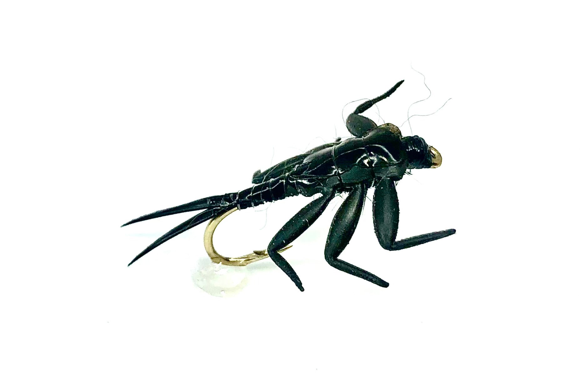Real Fly Mayfly Nymph, Black