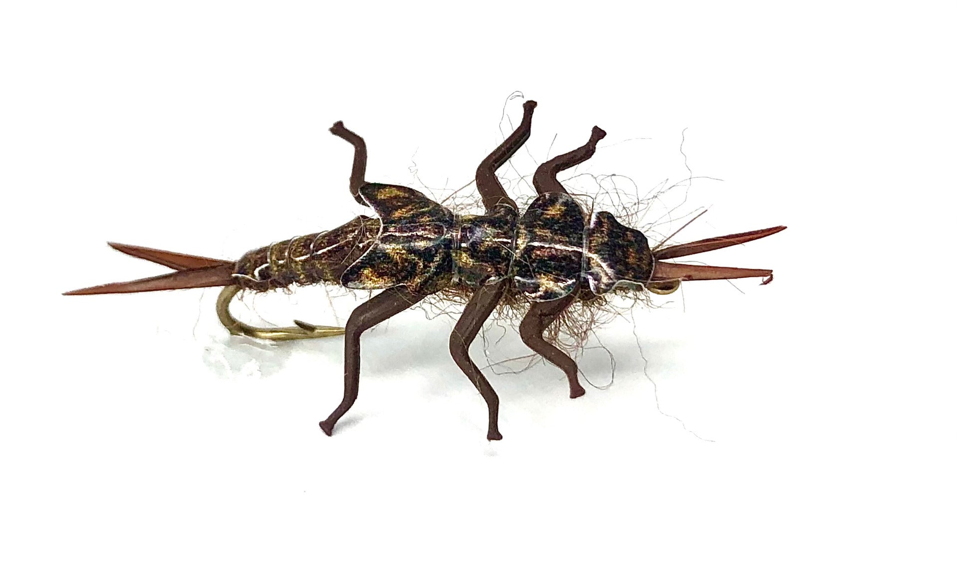 Real Fly Stonefly Nymph, Brown