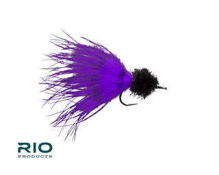 Rio Marabou Toad Barred, Black & Purple