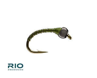 Rio Tungsten Zebra Midge, Olive