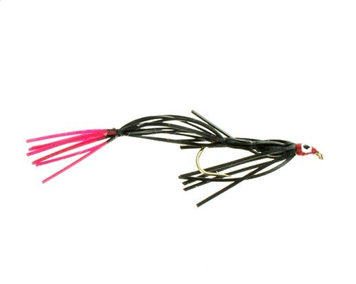 Rubber Streamer, Black and Red