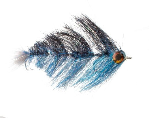 Swim Right Minnow, Black and Blue Tandem
