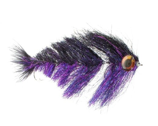 Swim Right Minnow, Black and Purple Tandem