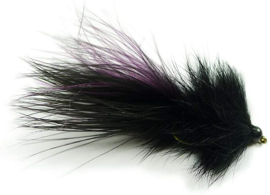 Umpqua Pig Pen Leech, Black/Purple