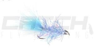 Catch's Wiggle Flasha Bugger, Blue White