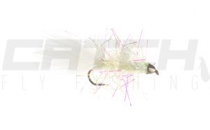 Catch's Wiggle Flasha Bugger, White