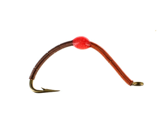 Wired Worm, Brown Orange